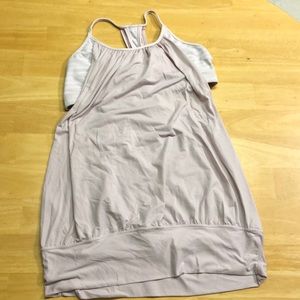 SOLD Pink Lululemon No Limits Tank